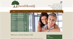 Desktop Screenshot of davidheralddds.com